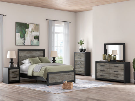 Broachmyn Black/Gray Youth Panel Bedroom Set from Ashley - Luna Furniture