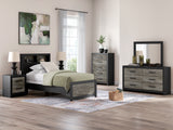 Broachmyn Black/Gray Bookcase Youth Panel Bedroom Set from Ashley - Luna Furniture