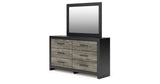 Broachmyn Black/Gray Dresser and Mirror from Ashley - Luna Furniture