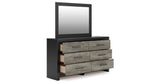Broachmyn Black/Gray Dresser and Mirror from Ashley - Luna Furniture