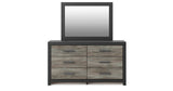 Broachmyn Black/Gray Twin Bookcase Bed, Dresser and Mirror from Ashley - Luna Furniture