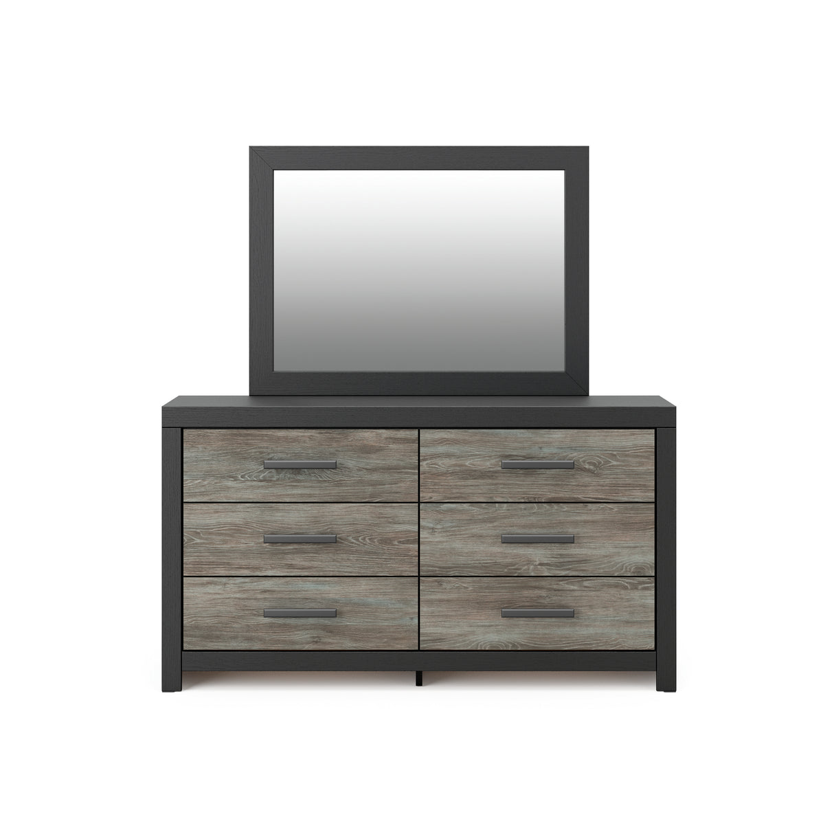 Broachmyn Black/Gray Bookcase Panel Bedroom Set from Ashley - Luna Furniture