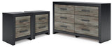 Broachmyn Dresser and 2 Nightstands from Ashley - Luna Furniture