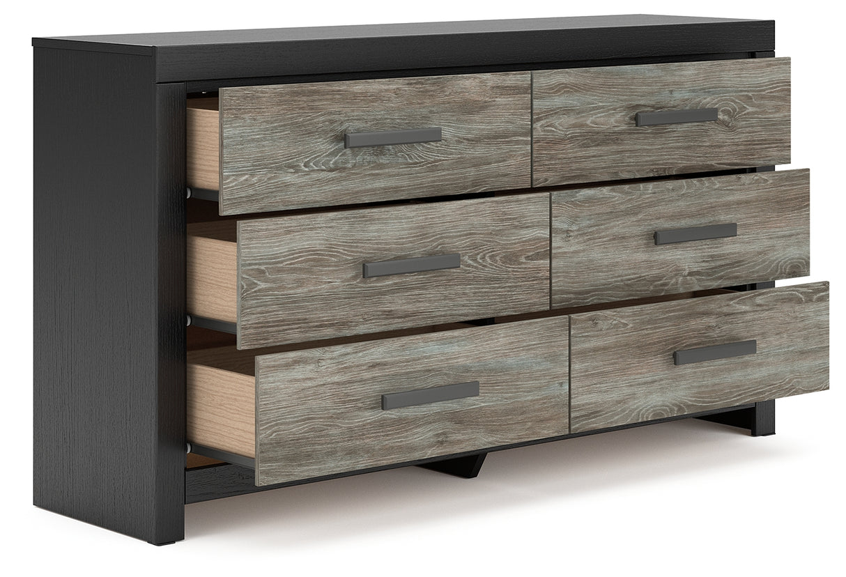 Broachmyn Queen Panel Bed, Dresser and Nightstand from Ashley - Luna Furniture