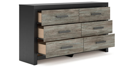 Broachmyn Black/Gray Dresser from Ashley Furniture - Luna Furniture