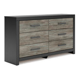 Broachmyn Black/Gray Bookcase Youth Panel Bedroom Set from Ashley - Luna Furniture