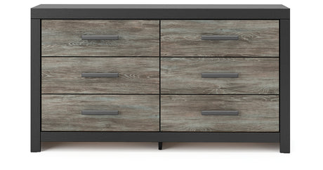 Broachmyn Black/Gray Queen Bookcase Panel Bed, Dresser and Nightstand from Ashley - Luna Furniture