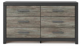 Broachmyn Black/Gray Queen Bookcase Panel Bed, Dresser and Nightstand from Ashley - Luna Furniture