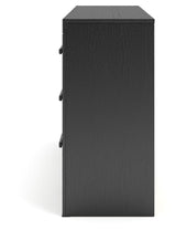 Broachmyn Black/Gray Queen Bookcase Panel Bed, Dresser and Nightstand from Ashley - Luna Furniture