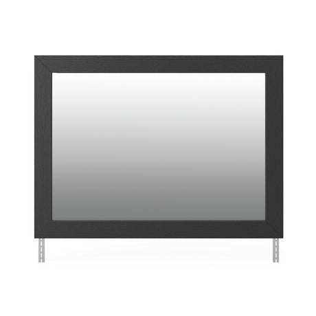 Broachmyn Black/Gray LED Bookcase Panel Bedroom Set from Ashley - Luna Furniture