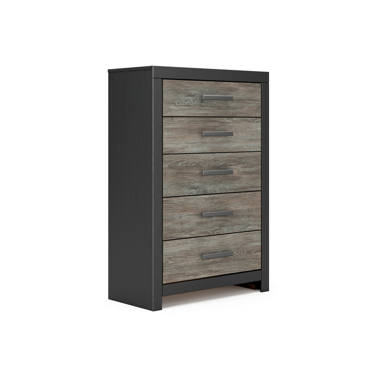 Broachmyn Black/Gray Bookcase Panel Bedroom Set from Ashley - Luna Furniture