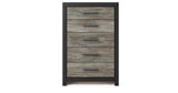 Broachmyn Black/Gray Chest of Drawers from Ashley Furniture - Luna Furniture