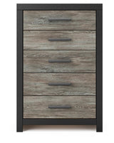 Broachmyn Black/Gray Chest of Drawers from Ashley Furniture - Luna Furniture