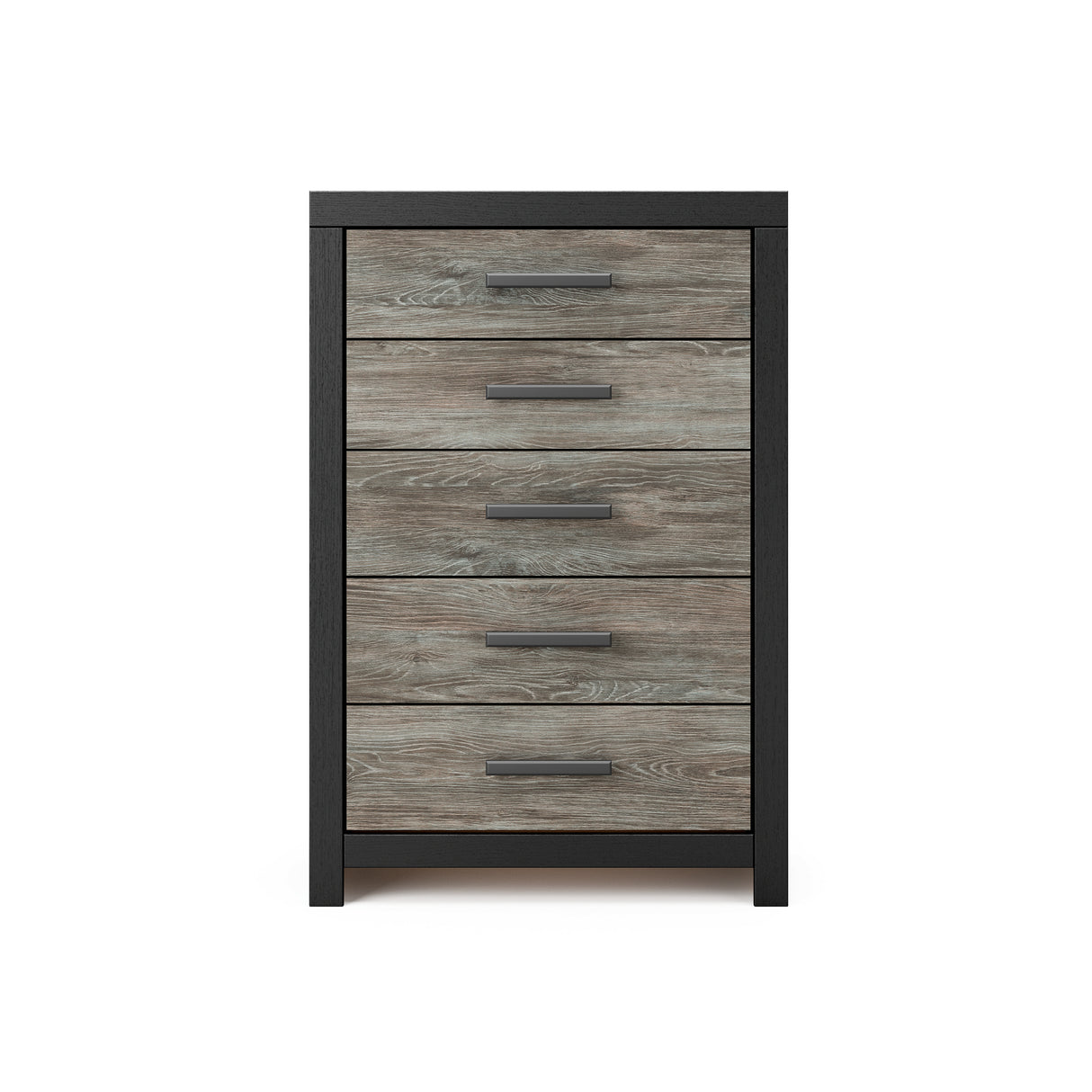 Broachmyn Black/Gray Bookcase Panel Bedroom Set from Ashley - Luna Furniture
