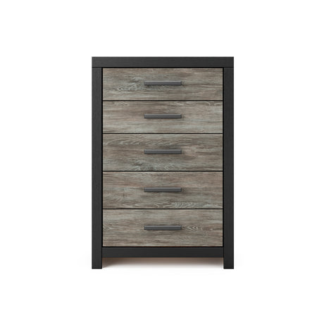 Broachmyn Black/Gray Bookcase Youth Panel Bedroom Set from Ashley - Luna Furniture