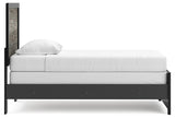 Broachmyn Black/Gray Twin Panel Bed, Dresser and Mirror from Ashley Furniture - Luna Furniture