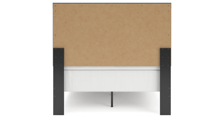 Broachmyn Black/Gray Full Panel Bed, Dresser and Mirror from Ashley Furniture - Luna Furniture