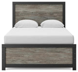 Broachmyn Black/Gray Full Panel Bed from Ashley - Luna Furniture