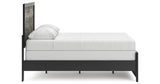 Broachmyn Black/Gray Full Panel Bed, Dresser and Mirror from Ashley Furniture - Luna Furniture