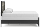 Broachmyn Black/Gray Full Panel Bed, Dresser and Mirror from Ashley Furniture - Luna Furniture