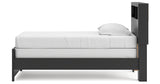 Broachmyn Black/Gray Twin Bookcase Bed from Ashley - Luna Furniture