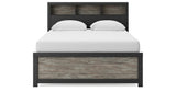 Broachmyn Black/Gray Queen Bookcase Bed, Dresser and Mirror from Ashley Furniture - Luna Furniture