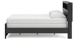 Broachmyn Black/Gray Queen Bookcase Bed, Dresser and Mirror from Ashley Furniture - Luna Furniture