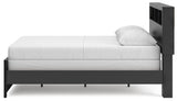 Broachmyn Black/Gray Queen Bookcase Bed, Dresser and Mirror from Ashley Furniture - Luna Furniture