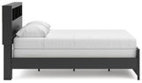 Broachmyn Black/Gray Queen Bookcase Bed, Dresser and Mirror from Ashley Furniture - Luna Furniture