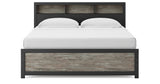 Broachmyn Black/Gray King Bookcase Bed from Ashley - Luna Furniture