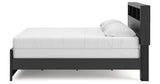 Broachmyn Black/Gray King Bookcase Bed from Ashley - Luna Furniture