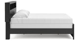 Broachmyn Black/Gray King Bookcase Bed from Ashley - Luna Furniture
