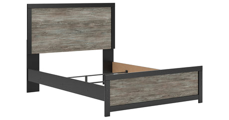 Broachmyn Black/Gray Queen Panel Bed from Ashley Furniture - Luna Furniture