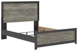 Broachmyn Black/Gray Queen Panel Bed, Dresser and Mirror from Ashley Furniture - Luna Furniture