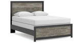 Broachmyn Black/Gray Queen Panel Bed, Dresser and Mirror from Ashley Furniture - Luna Furniture