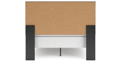 Broachmyn Black/Gray Queen Panel Bed from Ashley Furniture - Luna Furniture