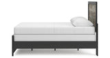 Broachmyn Black/Gray Queen Panel Bed, Dresser and Mirror from Ashley Furniture - Luna Furniture