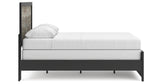 Broachmyn Black/Gray Queen Panel Bed, Dresser and Mirror from Ashley Furniture - Luna Furniture