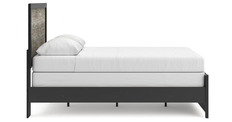 Broachmyn Black/Gray Queen Panel Bed from Ashley Furniture - Luna Furniture