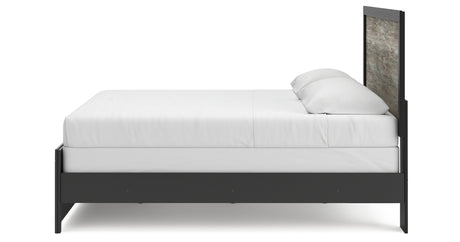 Broachmyn Black/Gray King Panel Bed from Ashley Furniture - Luna Furniture
