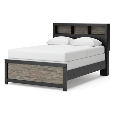 Broachmyn Black/Gray Bookcase Youth Panel Bedroom Set from Ashley - Luna Furniture