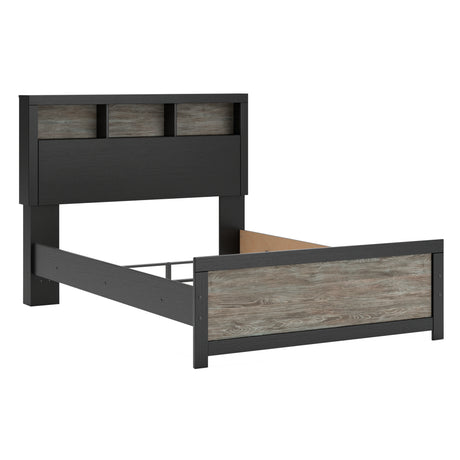 Broachmyn Black/Gray Bookcase Youth Panel Bedroom Set from Ashley - Luna Furniture