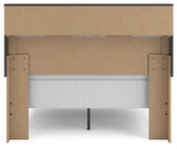 Broachmyn Black/Gray Full Bookcase Bed, Dresser and Mirror from Ashley - Luna Furniture