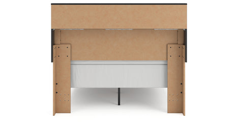Broachmyn Black/Gray Full Bookcase Bed, Dresser and Mirror from Ashley - Luna Furniture