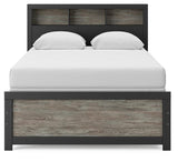 Broachmyn Black/Gray Full Bookcase Bed, Dresser and Mirror from Ashley - Luna Furniture