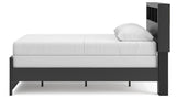 Broachmyn Black/Gray Full Bookcase Bed, Dresser and Mirror from Ashley - Luna Furniture