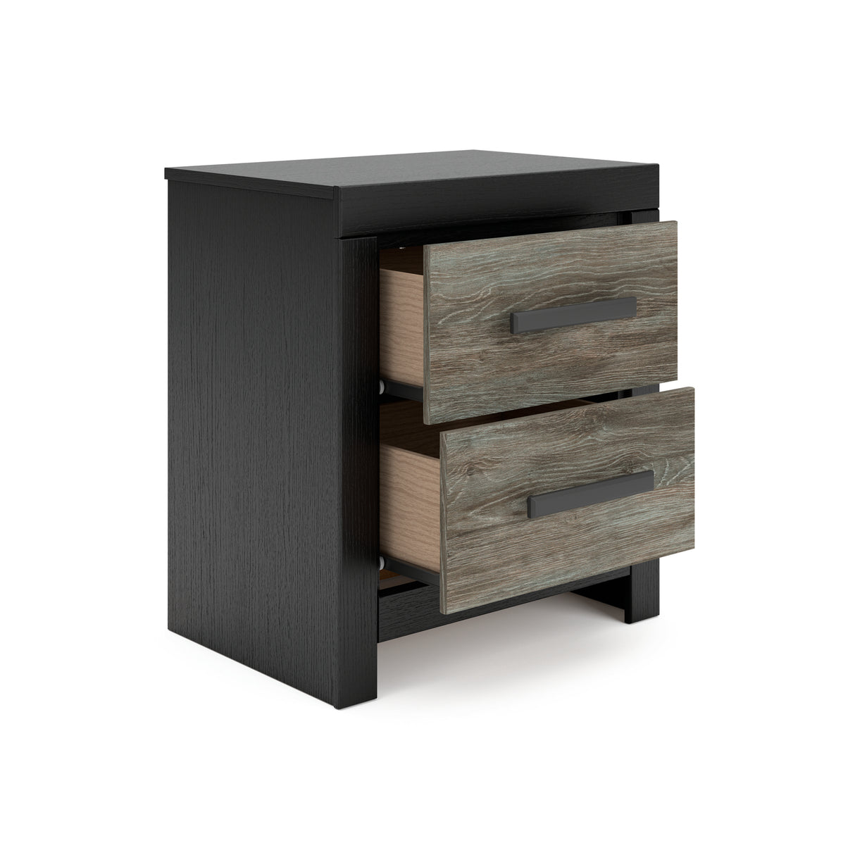 Broachmyn Black/Gray Bookcase Panel Bedroom Set from Ashley - Luna Furniture