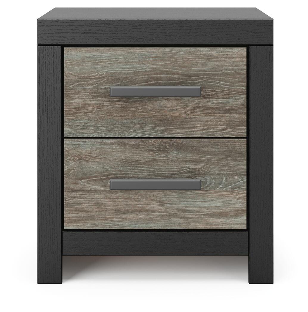 Broachmyn Black/Gray Nightstand from Ashley - Luna Furniture