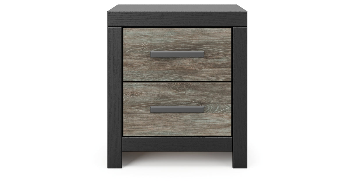 Broachmyn Black/Gray Queen Bookcase Panel Bed, Dresser and Nightstand from Ashley - Luna Furniture