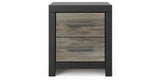 Broachmyn Black/Gray Queen Bookcase Panel Bed, Dresser and Nightstand from Ashley - Luna Furniture
